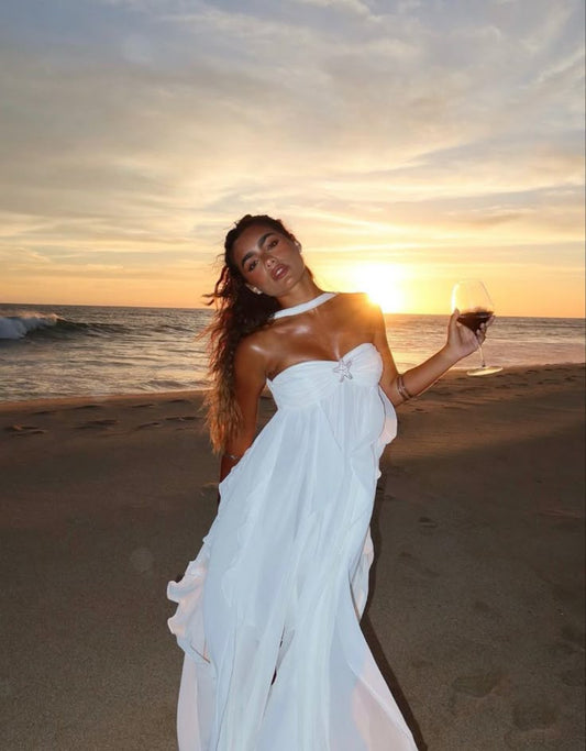 Nyra | Zeebries Rimpel Jurk