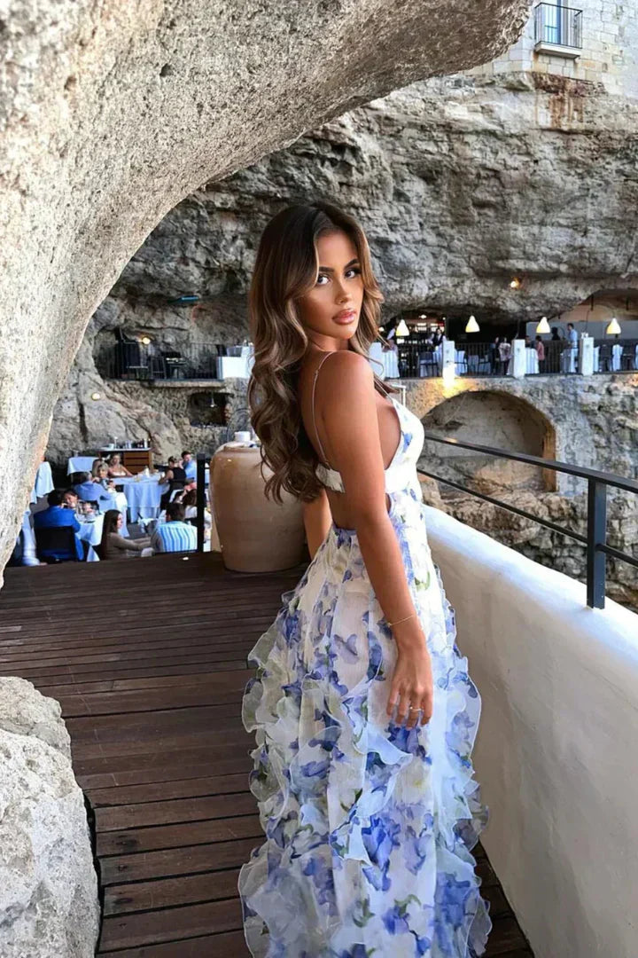 Nellie | Coastal Bloom Jurk