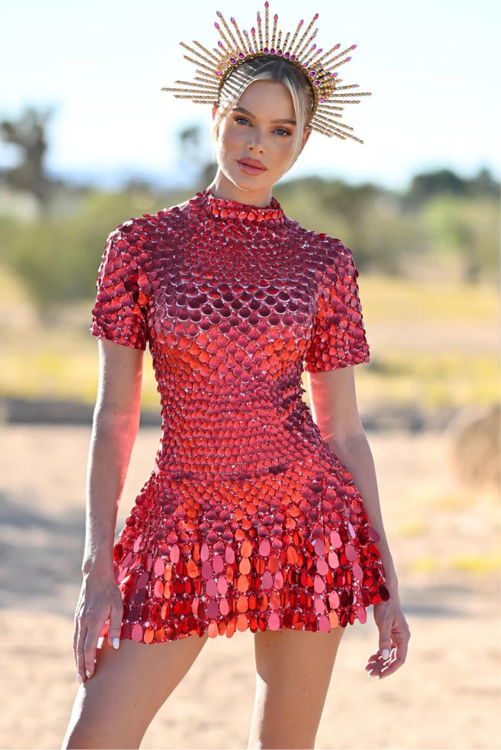 Zuleika | Glimmer Mini Jurk