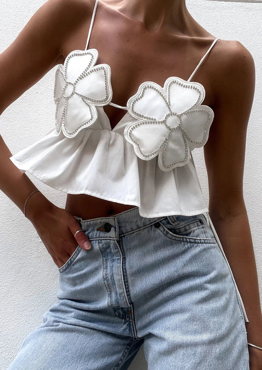 Jazmin | Statement Bloemen Top