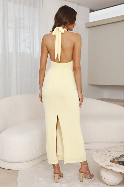 Grace | Halter Maxi Jurk