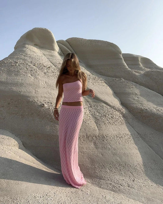 Liberty | Eén-Schouder Gebreide Set