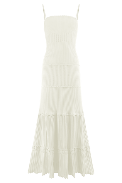 Gebreide Pointelle Maxi Jurk Dinah