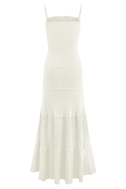 Gebreide Pointelle Maxi Jurk Dinah