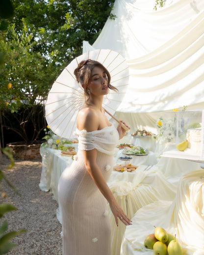 Vionnet | Petalwhisper Maternity Dress