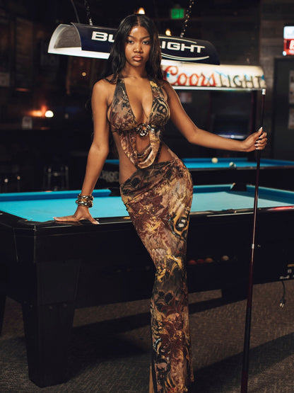 Sanchia | Mystieke Jungle Jurk