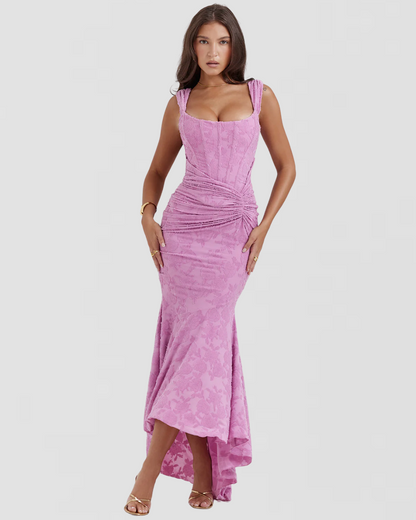Victoria | Regal Draped Dress