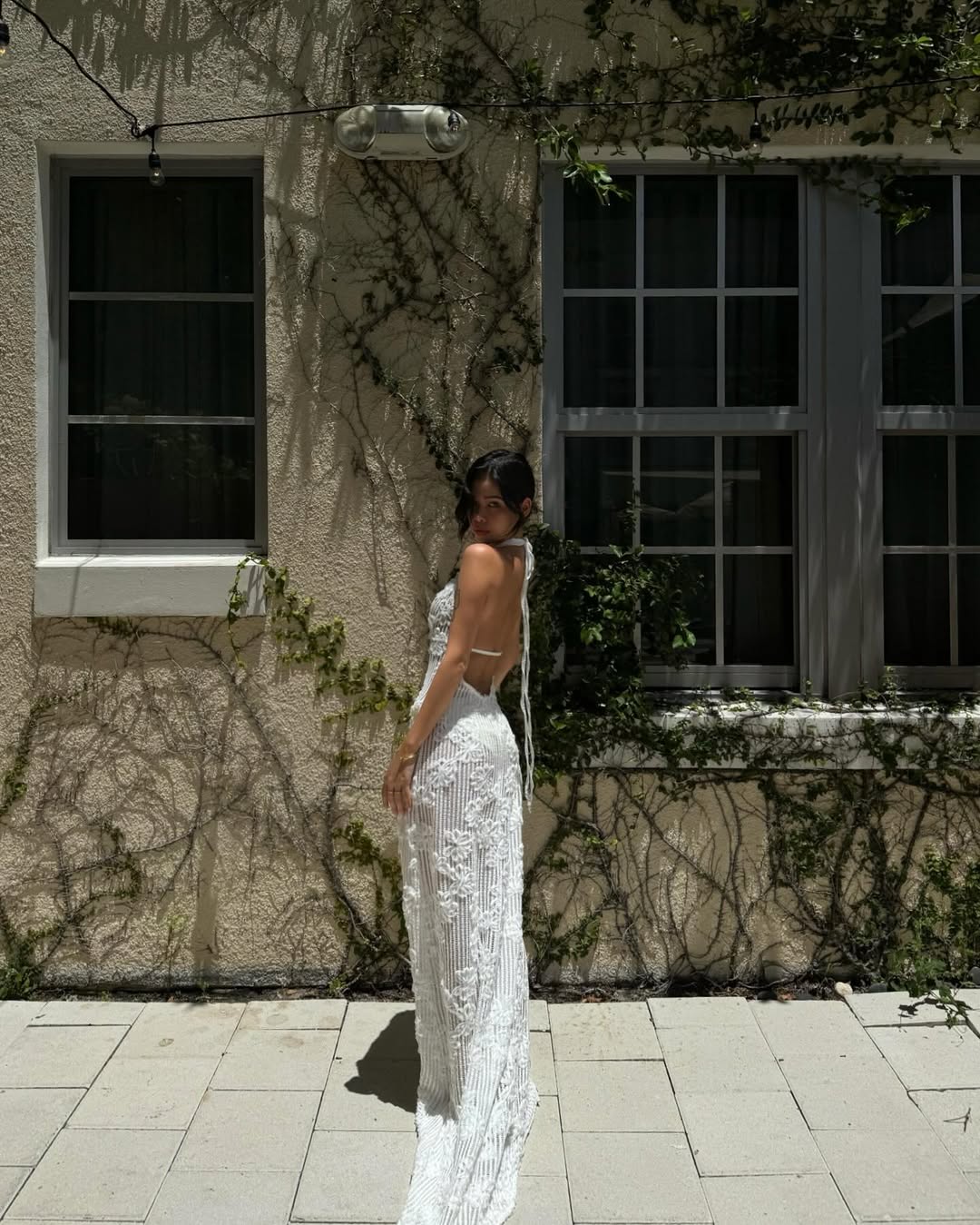 Arlette | Hangende Hals Mouwloze Maxi Jurk