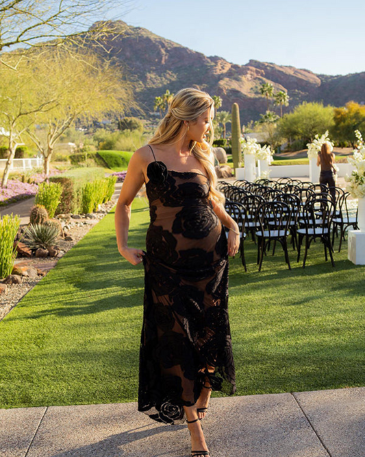 Cassiane | Doorzichtig Bloemenjurk