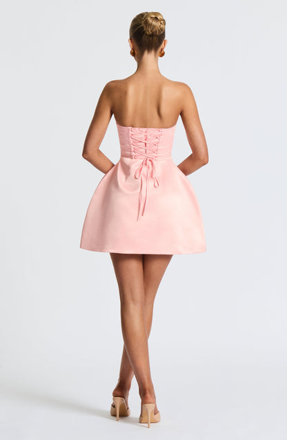 Abbey Mini Dress - Blush