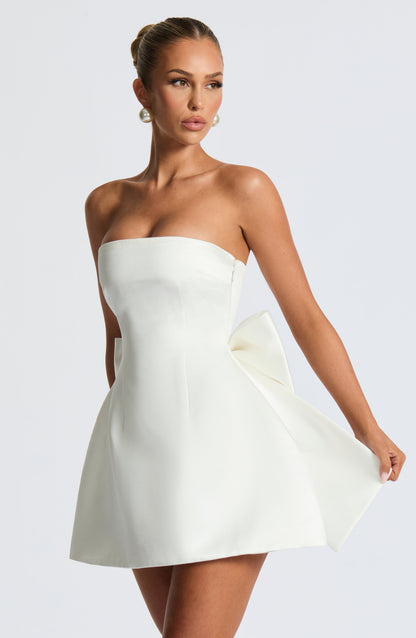 Abbey Mini Dress - Ivory