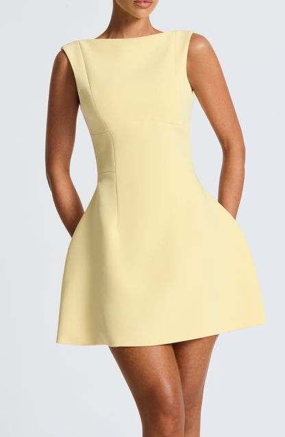 Alana Mini Dress - Lemon