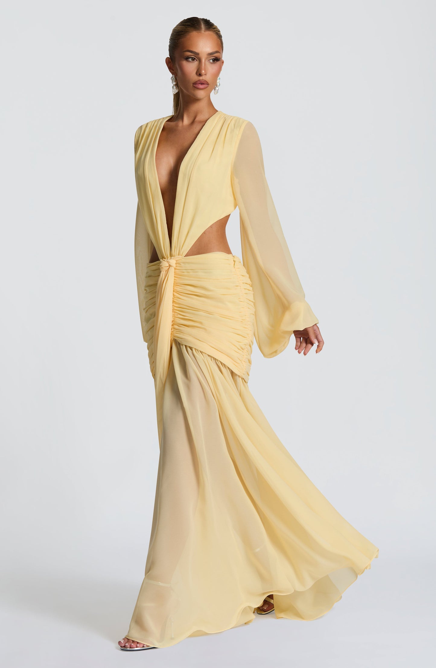 Andrina Maxi Dress - Lemon