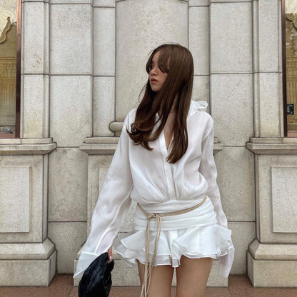 Brynlee | Plissé Mini Jurk