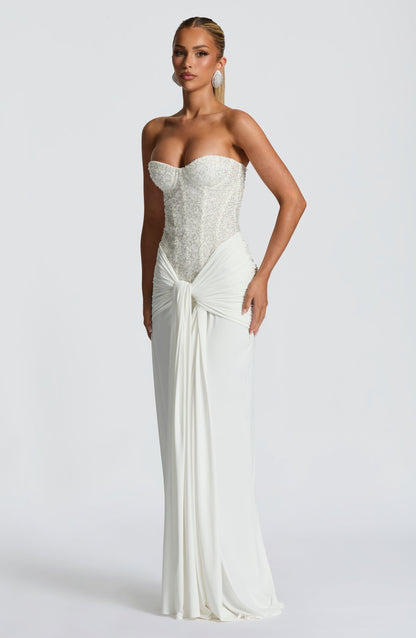 Carina Maxi Dress - Ivory