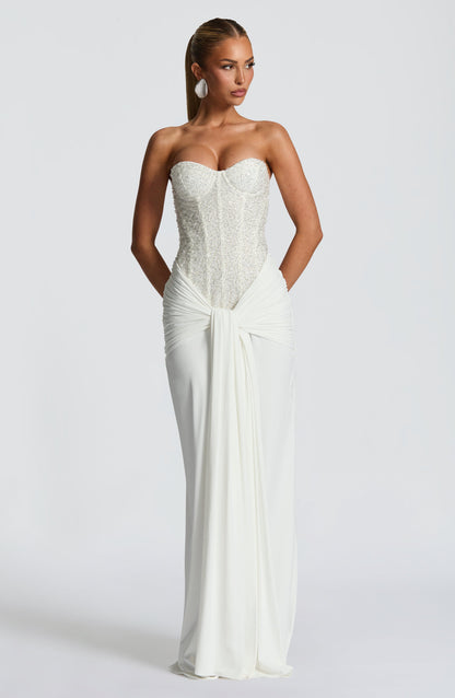 Carina Maxi Dress - Ivory