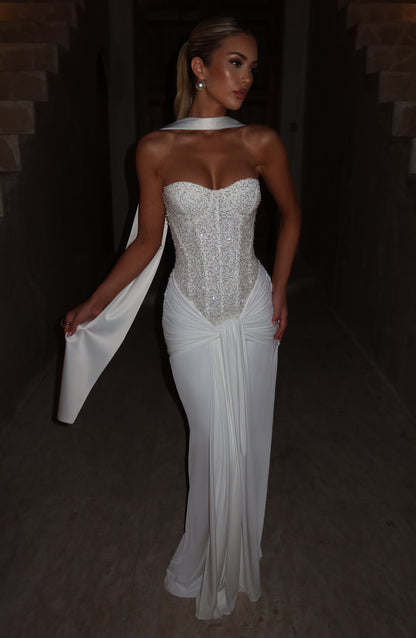 Carina Maxi Dress - Ivory