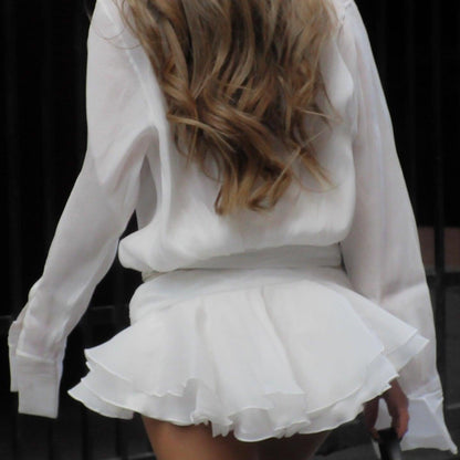 Brynlee | Plissé Mini Jurk