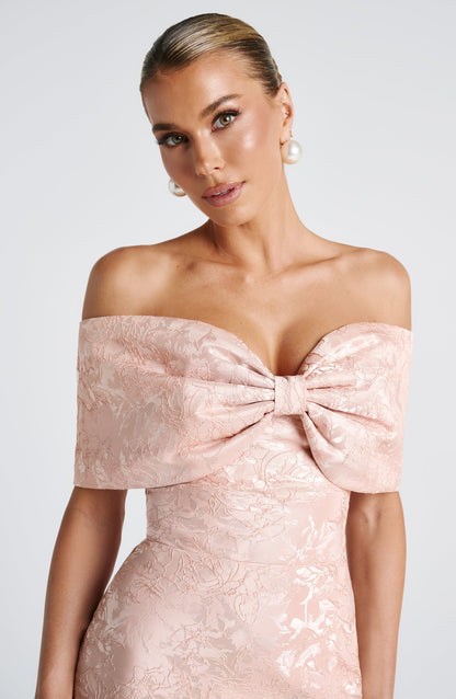 Emberly Maxi Dress - Soft Peach