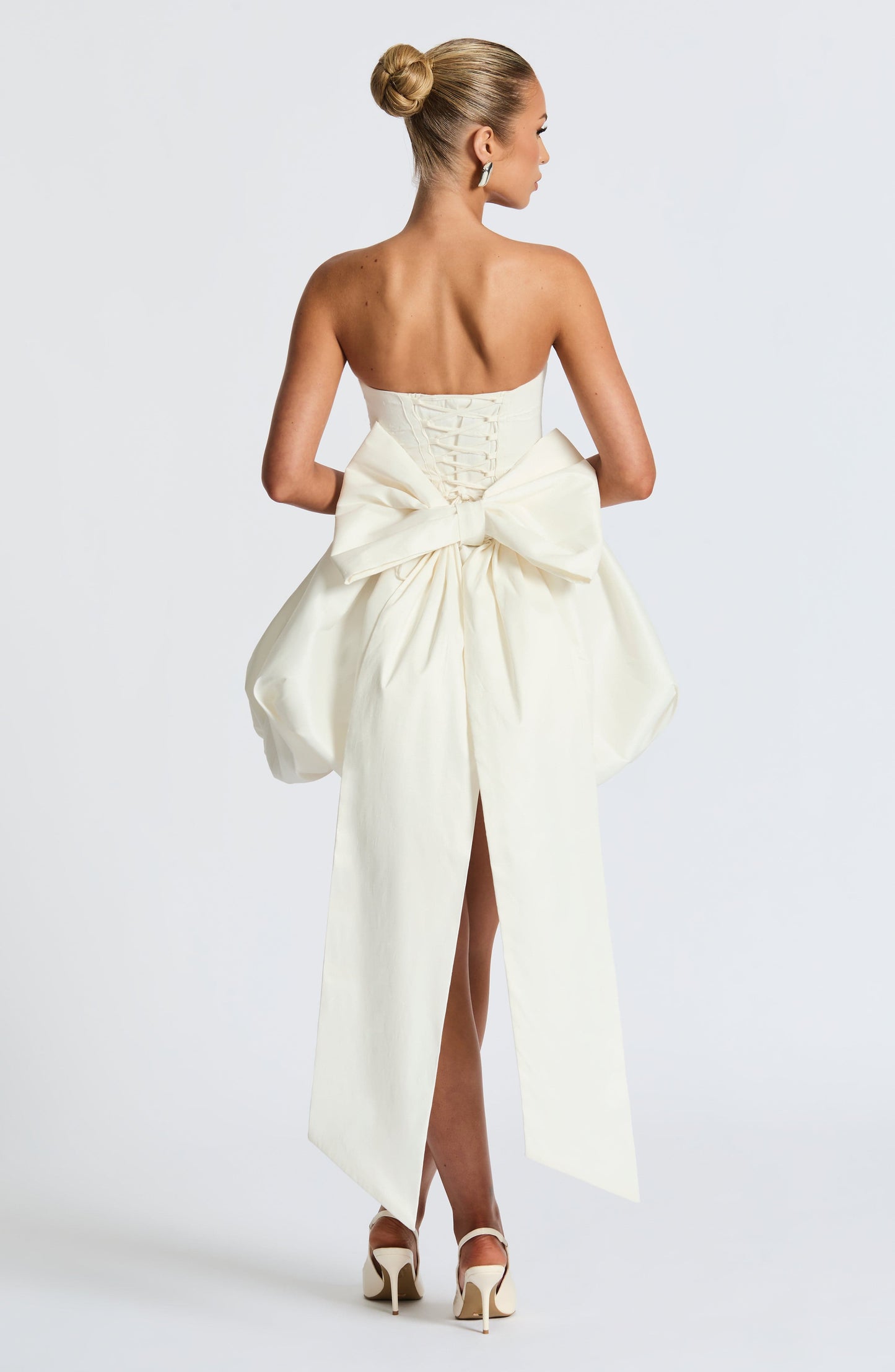 Lotus Mini Dress - Ivory