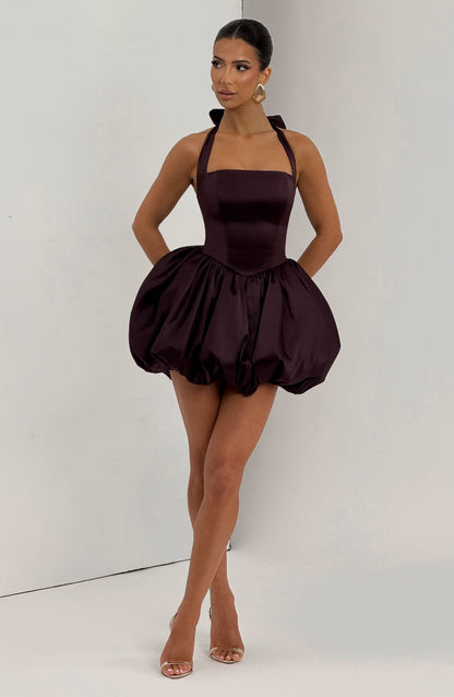 Prudence Mini Dress - Plum