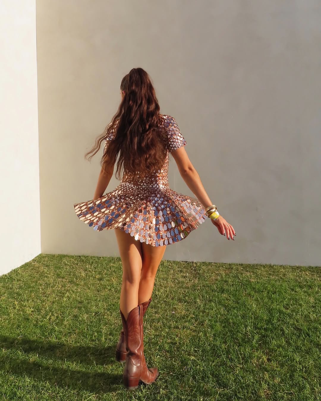 Ysella | Flare Mini Jurk