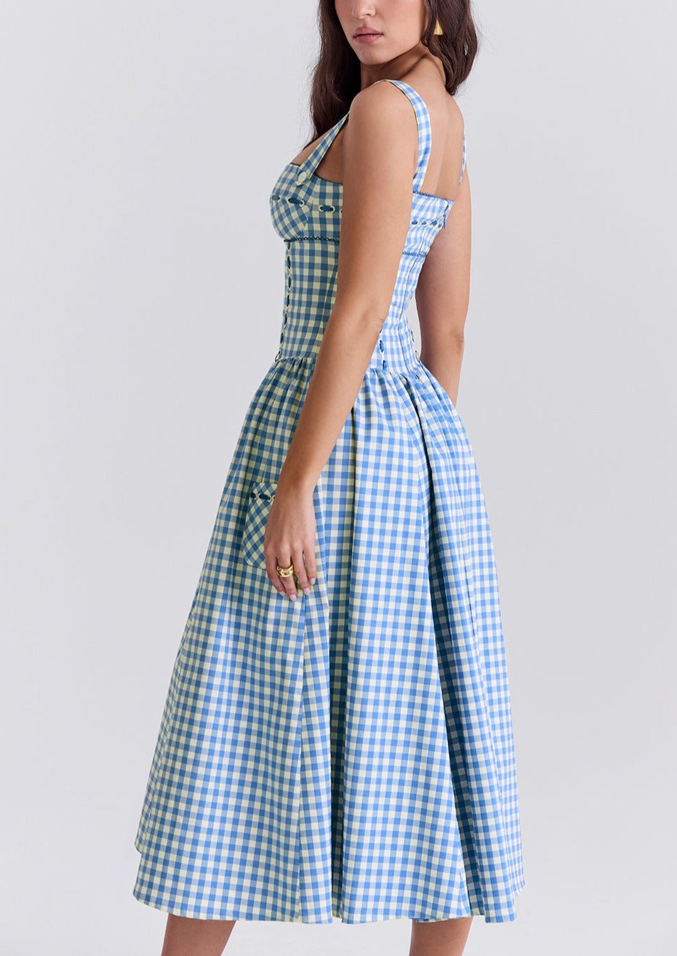 Selwyn | Charmante Gingham Zomerjurk