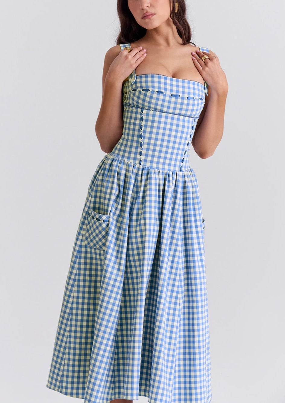 Selwyn | Charmante Gingham Zomerjurk