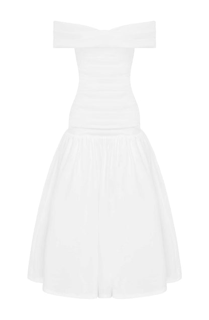 Wilhelmina Midaxi Dress - Ivory