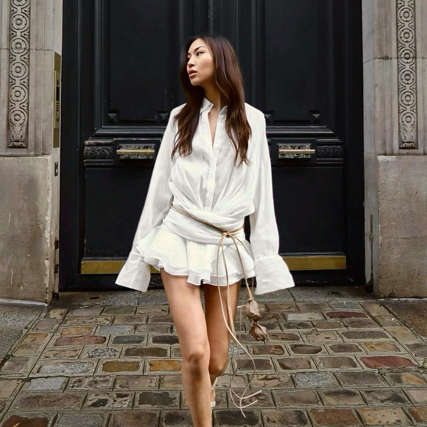 Brynlee | Plissé Mini Jurk